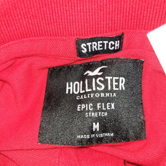 Hollister Polo Epic Flex Stretch Size Medium New w/Tags - Picture 4 of 5